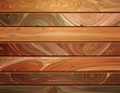 Rustic Wooden Planks Texture - Warm Brown Wood Grain Background
