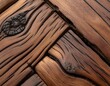 Aged Teak Wood Texture: Rich Grain & Historical Wooden Surface Background