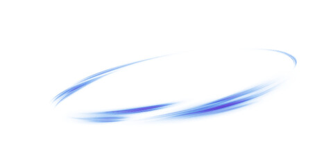 Aufkleber - Dynamic blue lines with glow effect. Abstract blue light lines effect on white background PNG effect. Rotating light effect for gaming and advertising design.