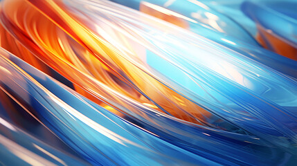 Leinwandbilder - Illustration of a multicolored abstract gradient for design,Generated by AI