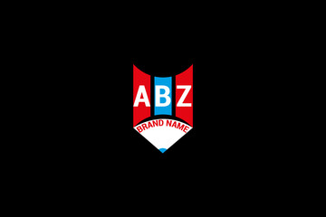 Wall Mural - ABZ letter logo vector design, ABZ simple and modern logo. ABZ luxurious alphabet design