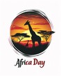 Africa day text banner