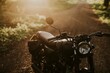 Countryside motorcycle background, nature aesthetic