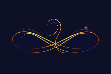 Poster - Minimalist single line art highlighting negative space