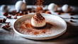 © Stewart Bruce - Italian tiramisu dessert, dusted with cocoa powder