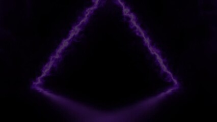 Wall Mural - purple triangle abstract light background