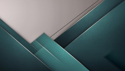 Wall Mural - sea green color abstract shape background presentation design powerpoint and business background