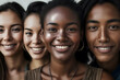 © Marco - Portrait of multi ethnic large group of people smiling and looking at camera, Diversity, inclusion, equality concept