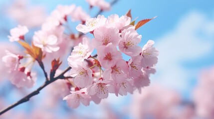 Wall Mural - Beautiful floral image of spring nature