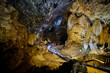 A beautiful of stalagmite and stalactite at Phu Pha Petch cave in Thailand
