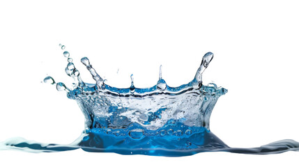 Poster - Blue liquid water splash