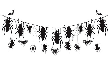 spiders on the web