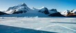 冬の氷の模様の背景イメージ、南極の景色