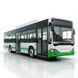 © STOCKYE STUDIO - urban city modern bus on white background
