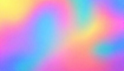 Wall Mural - holographic unicorn gradient colors soft blurred background