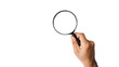 © PNG Kingdom  - Hand holding magnifying glass