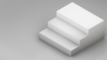Poster - Abstract background of stairs corridors,staircases convey stories of travel.,3D rendering