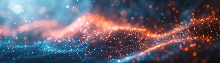 Poster - Cutting-edge tech design featuring fiber optic network links. Ultra high-speed Connectivity for Worldwide information exchange - AI-generated.