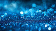 © Riaz Khan Awan - Cerulean Blue Glitter Defocused Abstract Twinkly Lights Background, sparkling blurred lights in bright blue shades.