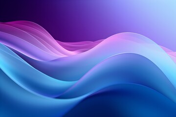 Aufkleber - 3d illustration of a  colorful  abstract gradient background with lines. PRint from the waves. Modern graphic texture. Geometric pattern,   generated by AI, 3D illustration