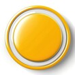 yellow button at white background