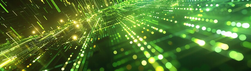 Digital display of carbon credits and tax incentives flowing in a green energy financial network