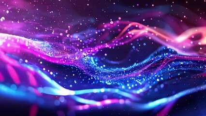 Wall Mural - Vibrant Cosmic Energy Flow Background