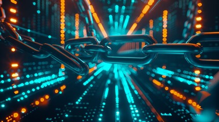 Poster - A comparison of blockchain architecture with traditional centralized systems, highlighting the key differences and advantages.