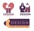 Creative Design Studio Logo Set