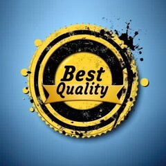 Text best quality banner, copy space, superior standards and excellence, ideal for advertising products or services that prioritise top quality and reliability.