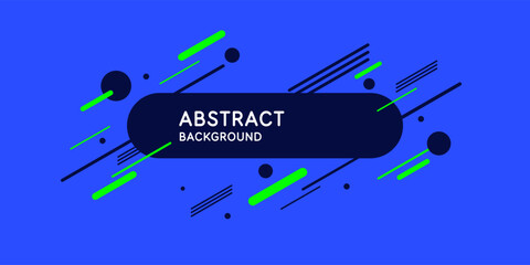 Fototapete - Abstract geometric background. Design poster with the flat figures. Vector illustration.