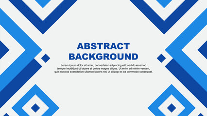 Abstract Blue Background Design Template. Abstract Banner Wallpaper Vector Illustration. Blue Template