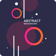 Poster - Sports poster. Abstract background with dynamic shapes. Vector template for design.