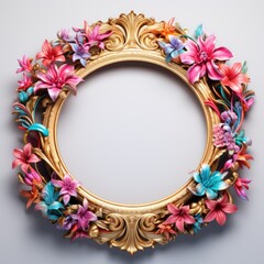 Poster - wreath of flowers