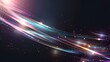 © fledermausstudio - Abstract neon color glowing lines background