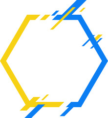 Poster - Abstract Geometric Frame Border