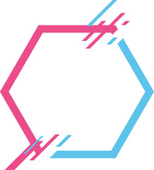 Poster - Abstract Geometric Frame Border