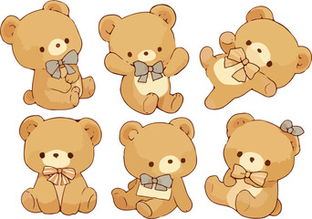 Wall Mural - bear clipart vector for graphic resources