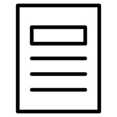 Poster - document icon