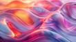 © 榛甜颗栗设计 - Mesmerizing 3D Abstract: Vibrancy in Fluid Chrome Reflections