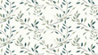 © FoxGrafy - A seamless vector pattern with hand drawn leaves and branches in a trendy minimal style. Perfect for fabric, wallpaper, and home decor.