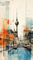 Wall Mural - panorama of the city