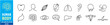 Human Body Line Editable stroke Icons set. Human internal organ. Medical Specialties. Icon collection vector. 