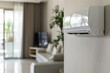 © kalafoto - Reversible air conditioning unit capable of both cooling and heating functionalities.