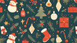 © Panyamethi - christmas seamless pattern