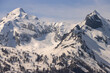 Majestätische Gipfel im Unterwallis über Ovronnaz (Dent Favre, 2917 und Pointe d'Aufalle 2727)