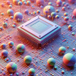 abstract micro chip
