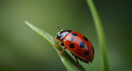 ladybug on leaf