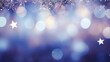Abstract background with bokeh stars. Shining, glittering lights. Christmas holiday festival backdrop and decorations