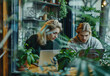 © zchris22 - Collaborare al lavoro. Ambiente di lavoro informale. Smart working.